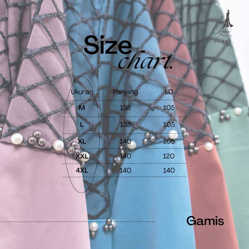 GAMIS OZIAS TILE SOPHIA 06441 LD 105CM I Gamis Pesta Simpel I Busana Muslimah Busui Friendly Fit Motif