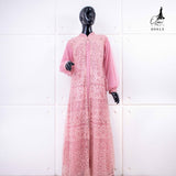 GAMIS OZIKO BROKAT IORA CEILO 09913 LD 105 dan LD 120 I Gamis Wisuda Wanita Muslimah I Gamis Kondangan Cantik Nyaman Pesta 2XL