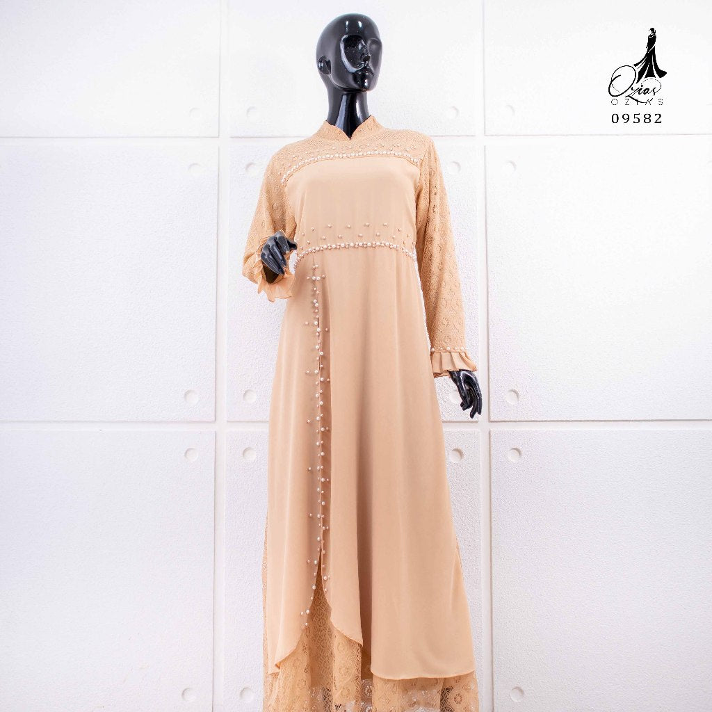 GAMIS OZIAS CERUTY 09582 LD 105 I Gamis Fashion Muslim I Gamis Remaja Nyaman Panjang
