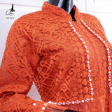 GAMIS OZIAS BROKAT FIMELA 09465 LD 80 95 105 120 I Gamis Fashion Muslimah Anak I Gamis Lebaran Busui Friendly 2XL