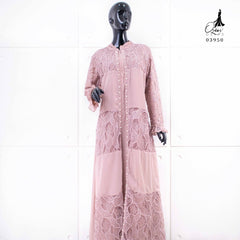 GAMIS OZIAS CERUTY PREMIUM 03950 LD 105 I Gamis Mewah Kondangan I Fashion Muslimah Dewasa l Busui Friendly Panjang Nyaman Santai
