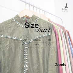 GAMIS OZIAS TILE 03965 LD 105 l Gamis Lebaran Mewah l Fashion Syari Kondangan