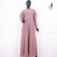 GAMIS OZIAS BROKAT PREMIUM 09366 LD 105 I Gamis Fashion Simpel I Gamis Lebaran Remaja Nyaman