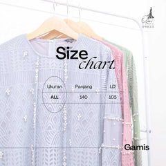 GAMIS OZIAS BROKAT BALIYA 09833 LD 105 I Gamis Kondangan Remaja I Fashion Muslimah Nyaman Panjang