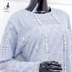 GAMIS OZIAS BROKAT BALIYA 09833 LD 105 I Gamis Kondangan Remaja I Fashion Muslimah Nyaman Panjang