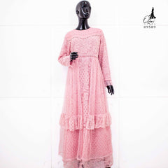 GAMIS OZIAS BROKAT LUMIER 09617 LD 105 I Gamis Fashion Remaja I Gamis Pesta Kondangan Muslim Nyaman