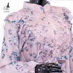 GAMIS OZIAS CERUTY SAKURA 03988 LD 105 I Gamis Fashion Busui I Gamis Kondangan Wanita Muslim Nyaman
