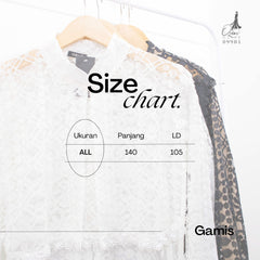 GAMIS OZIAS BROKAT FIMELA 09981 LD 105 I Gamis Fashion Muslimah I Busana Wisuda  Nyaman Panjang
