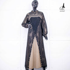 GAMIS OZIAS BROKAT HARUKA 09987 LD 105 I Gamis Pesta Mewah I Fashion Muslim Panjang Nyaman