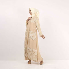 GAMIS OZIAS CERUTY PREMIUM 03950 LD 105 I Gamis Mewah Kondangan I Fashion Muslimah Dewasa l Busui Friendly Panjang Nyaman Santai