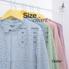 TUNIK OZIAS BROKAT ARABELLA 09881 LD 105CM I Oneset Fashion Muslimah I Tunic Celana Hijab l Busui Friendly Nyaman Wanita