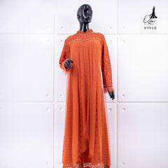 GAMIS OZIAS BROKAT FIMELA 09918 LD 105 I Gamis Pesta Muslimah Panjang Mewah