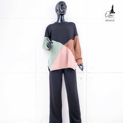SETELAN KAOS OZIKO PREMIUM IMPORT 06433 I Stelan Wanita I Fashion Formal Nyaman Panjang