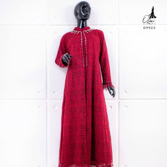 GAMIS OZIAS BROKAT IMPORT PREMIUM 09922 LD 105 I Gamis Kondangan Simpel I Gamis Wisuda Wanita Panjang