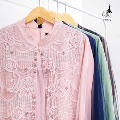 GAMIS OZIAS BROKAT HARUKA 3D 09872 LD 105 & LD 120I Gamis Remaja Muslimah I Fashion Muslimah. Fit Motif Nyaman Panjang Santai Wanita Dress Mewah 2XL