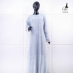 GAMIS OZIAS BROKAT 09466 LD 105 & 09858 LD 120 I Gamis Idul fitri I Gamis Wanita cantik  Muslim Nyaman