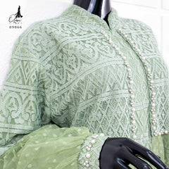 GAMIS OZIAS BROKAT ARABELLA 09866 LD 105 & LD 120 I Gamis Jumbo Premium I Gamis Busui Friendly Muslim Santai Nyaman Panjang