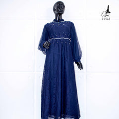 GAMIS OZIAS BROKAT FIORA 09963 LD 105 I Gamis Fashion Wanita I Gamis Kondangan Muslim Nyaman Panjang