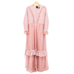GAMIS OZIAS BROKAT 09586 LD 105 I Gamis Pesta Busui Friendly I Gamis Remaja Muslimah Nyaman Panjang
