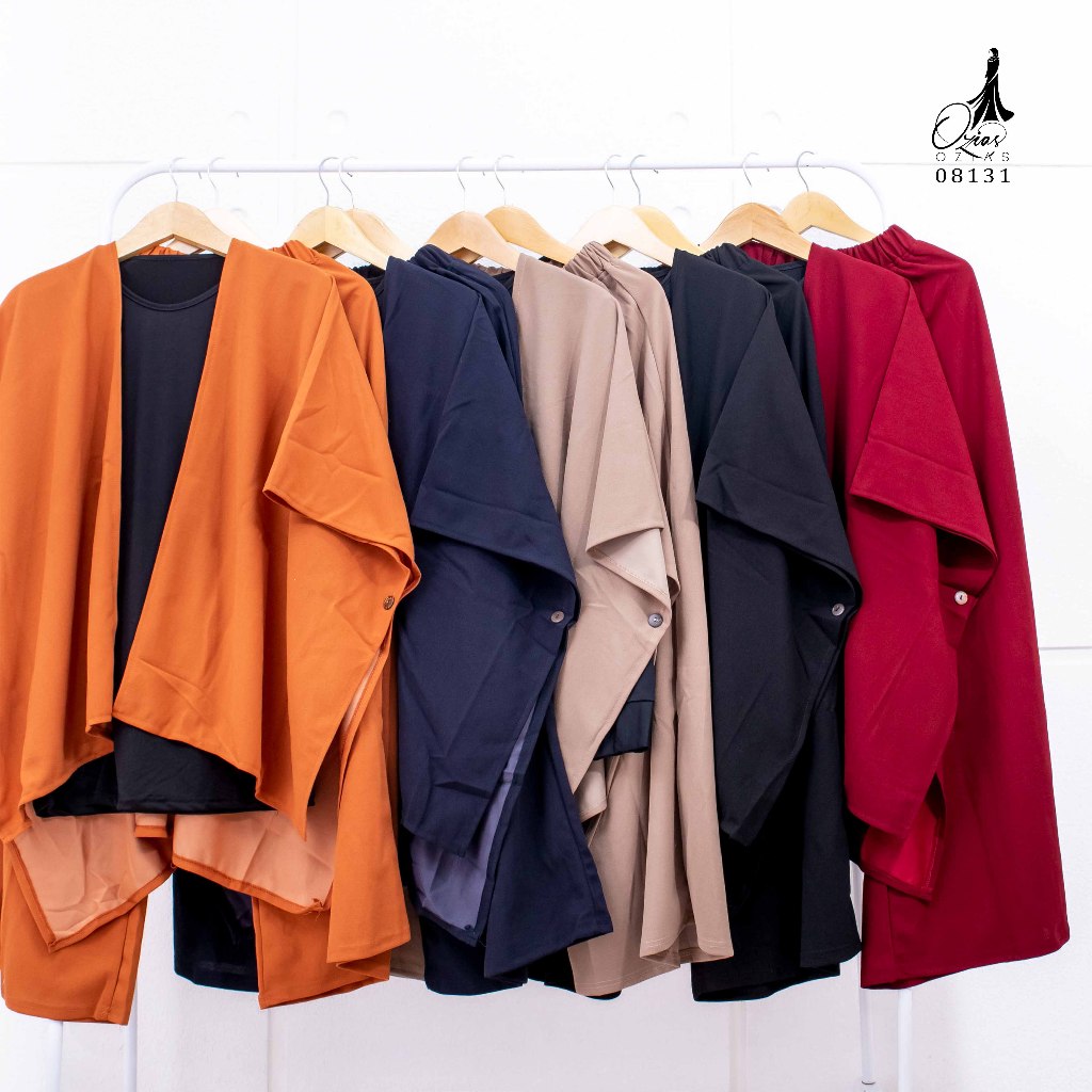 ONE SET OZIAS PREMIUM 08131 I Oneset Muslimah Remaja I Fashion Kondangan Cantik Wanita Panjang