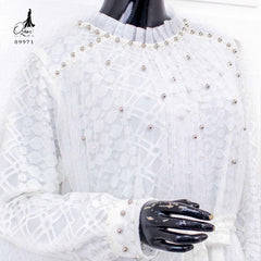 GAMIS OZIAS BROKAT PREMIUM 09971 LD 105 I Gamis Pesta Wanita I Gamis Wisuda Cantik   Muslim Nyaman