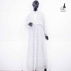 GAMIS OZIAS BROKAT FIMELA 09981 LD 105 I Gamis Fashion Muslimah I Busana Wisuda  Nyaman Panjang