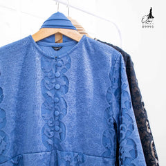 GAMIS OZIAS BROKAT JASMINE 09991 LD 105 120 I Gamis Kondangan Pesta I Gamis Wisuda Remaja Muslim Nyaman 2XL