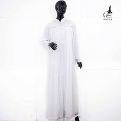 GAMIS OZIAS BROKAT BLOSSOM 09993 LD 105 I Gamis Kondangan Cantik I Gamis Wisuda Remaja Panjang Santai
