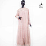 GAMIS OZIAS BROKAT BLOSSOM 09993 LD 105 I Gamis Kondangan Cantik I Gamis Wisuda Remaja Panjang Santai