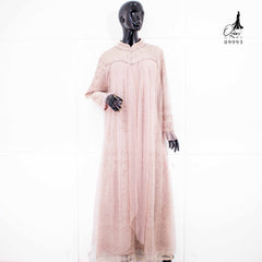 GAMIS OZIAS BROKAT BLOSSOM 09993 LD 105 I Gamis Kondangan Cantik I Gamis Wisuda Remaja Panjang Santai