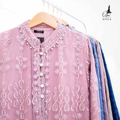 GAMIS OZIAS TILE 07014 LD 105 I Gamis Kondangan Wanita I Gamis Lamaran Cantik Nyaman Muslim