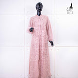 GAMIS OZIKO BROKAT IORA CEILO 09913 LD 105 dan LD 120 I Gamis Wisuda Wanita Muslimah I Gamis Kondangan Cantik Nyaman Pesta 2XL