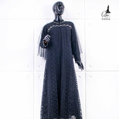 GAMIS OZIAS BROKAT FIMELA 09846 LD 105CM I Gamis Wisuda Muslimah I Dress Home Panjang Santai Nyaman Wanita