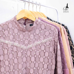 GAMIS OZIAS TILE DOT 09525 LD 105 l Gamis Premium l Fashion Muslimah   Nyaman Panjang