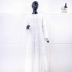 GAMIS OZIAS BROKAT 09466 LD 105 & 09858 LD 120 I Gamis Idul fitri I Gamis Wanita cantik  Muslim Nyaman