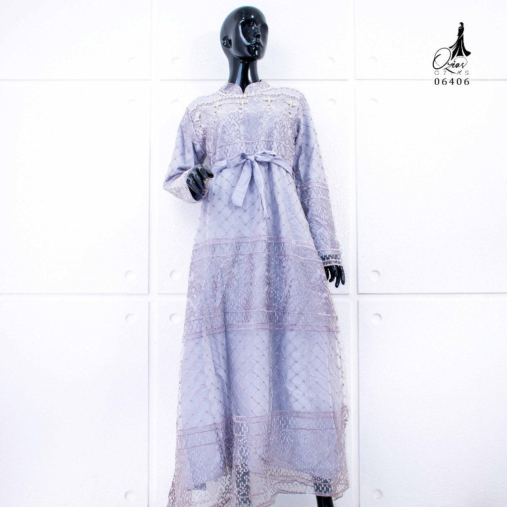 GAMIS OZIAS TILE 06406 LD 105 I Gamis Formal Remaja I Fashion Muslim Panjang Nyaman