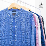 GAMIS OZIAS BROKAT FIMELA 09944 LD 105 I Gamis Wanita Cantik I Gamis Pesta Kondangan