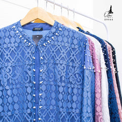 GAMIS OZIAS BROKAT FIMELA 09944 LD 105 I Gamis Wanita Cantik I Gamis Pesta Kondangan