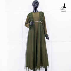 GAMIS OZIAS BROKAT PREMIUM 09532 LD 105 I Gamis Kondangan Remaja I Gamis Simpel Mewah