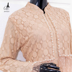 GAMIS OZIAS BROKAT IMPORT 09464 LD 105 I Gamis Fashion Muslimah I Gamis Busui Friendly Panjang Nyaman
