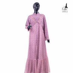 GAMIS OZIAS BROKAT ZIGZAG 09812 LD 105 I Gamis Pesta Muslimah I Fashion Muslim Busui Friendly Nyaman Panjang