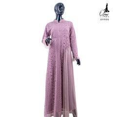 GAMIS OZIAS BROKAT KAGURA PREMIUM 09906 LD 105 I Gamis Muslimah Busui Friendly I Gamis Pesta Cantik Nyaman Panjang