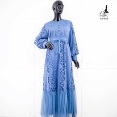 GAMIS OZIAS BROKAT JASMINE 09991 LD 105 120 I Gamis Kondangan Pesta I Gamis Wisuda Remaja Muslim Nyaman 2XL