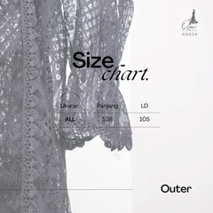 VEST OUTER OZIKO BROKAT MAURITIUS 03054 LD 105 I Outer Cantik I Luaran Mewah Wanita