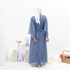 GAMIS OZIAS BROKAT FIMELA 09846 LD 105CM I Gamis Wisuda Muslimah I Dress Home Panjang Santai Nyaman Wanita