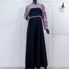 GAMIS OZIAS JETBLACK 03931 LD 105 I Gaun Remaja Muslimah I Fashion Muslim Nyaman Panjang Dress Santai