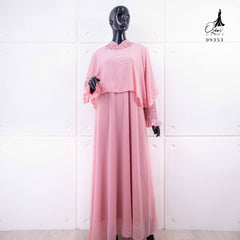 GAMIS OZIAS BROKAT 10 IN 1 09353 LD 105 I Gamis Super Mewah I Gamis kondangan  Muslim Nyaman Fit Motif