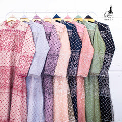 GAMIS OZIAS TILE FLORA 06407 LD 105 I Gaun Simpel Wisuda I Gamis Lebaran Muslim Nyaman