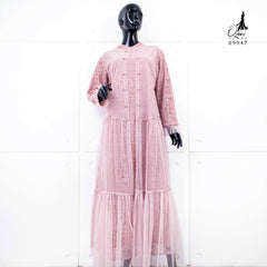 GAMIS OZIAS BROKAT KAGURA 09947 LD 105 l Gamis Pesta Mewah l Busana Muslimah Kondangan