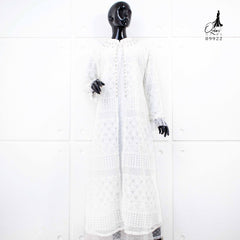 GAMIS OZIAS BROKAT IMPORT PREMIUM 09922 LD 105 I Gamis Kondangan Simpel I Gamis Wisuda Wanita Panjang